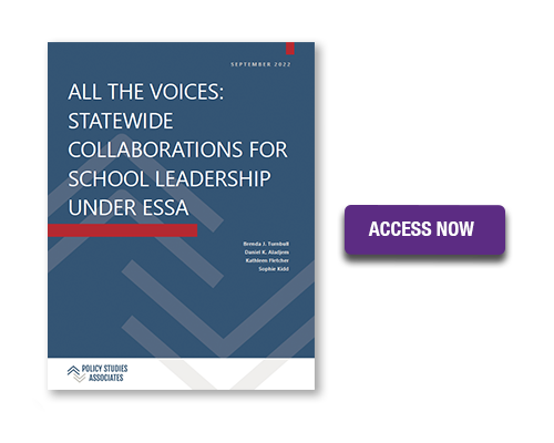 All the Voices: Statewide Collaborations for School Leadership under ESSA
